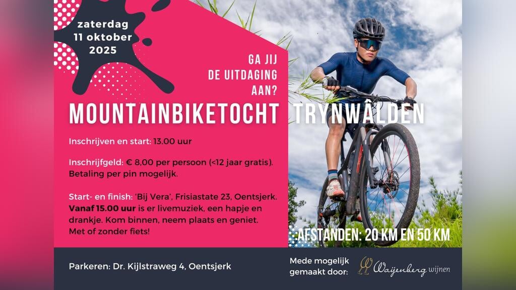 Mountainbiketocht Trynwâlden