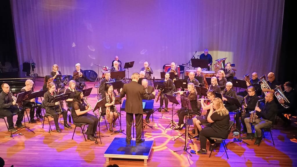 Harmonieorkest Hubertus is het oudste onderdeel van de muziekvereniging. (Foto: aangeleverd)