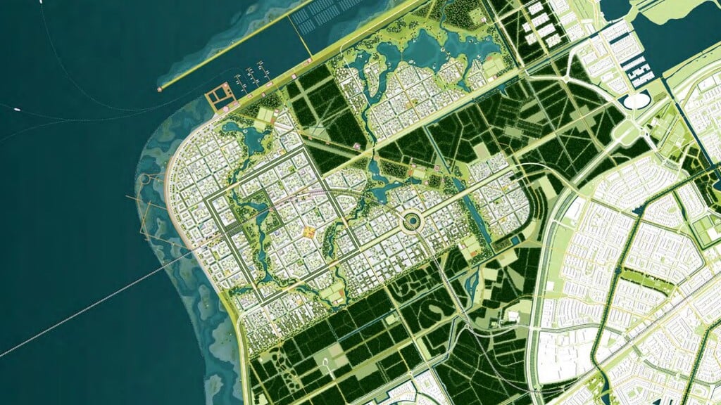Een schets uit het document Adaptieve ontwikkelstrategie (Foto: gemeente Almere)