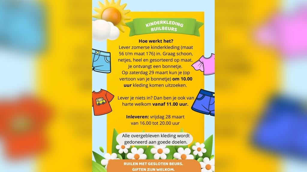 Kinderkleding ruilbeurs