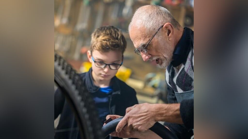 Fiets repair café voor kinderen