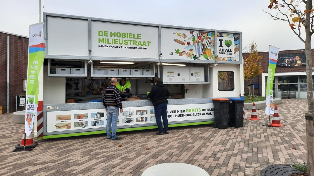 De Mobiele Milieustraat in Driebruggen