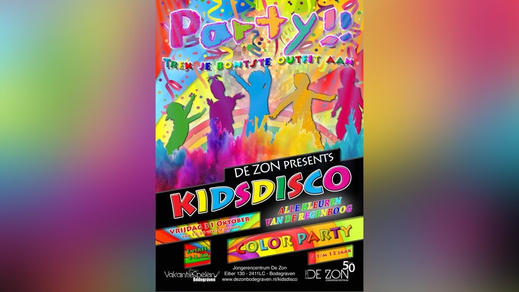 Kidsdisco Color Party