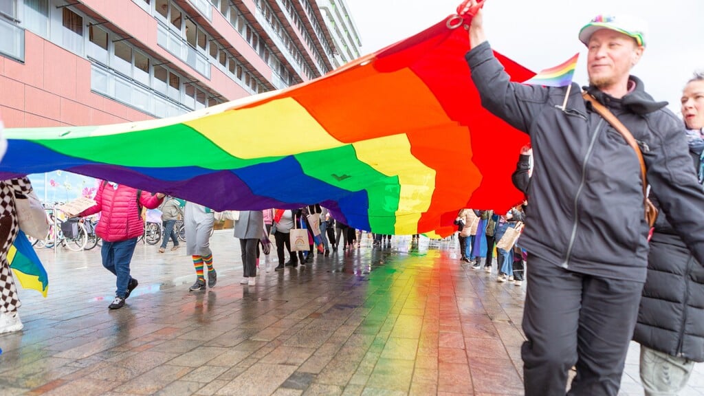 De Winterpride optocht (Archieffoto: RIchard Terborg)