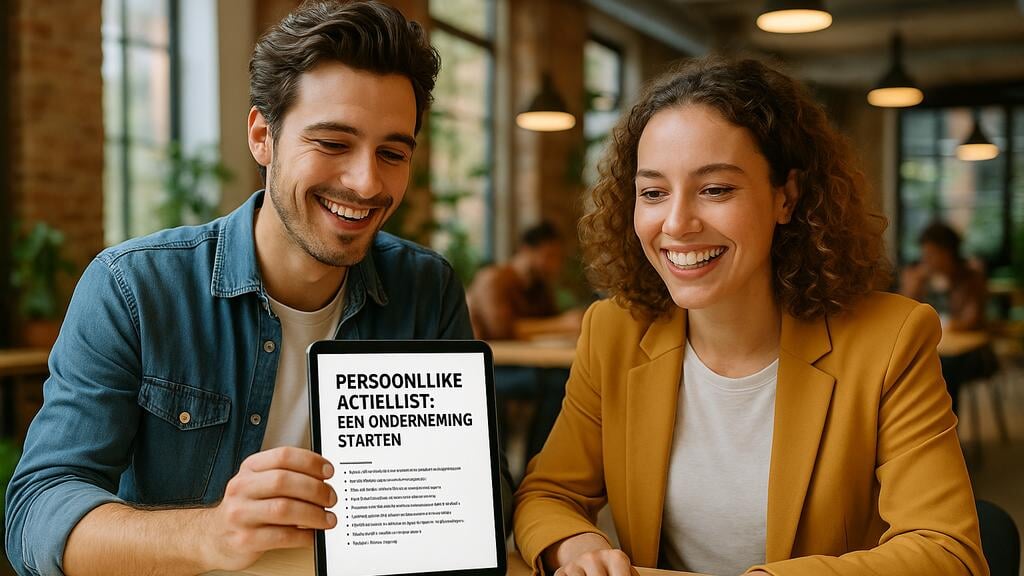 De persoonlijke actielijst van KVK helpt startende ondernemers hun bedrijf goed in te richten (Foto: AI)