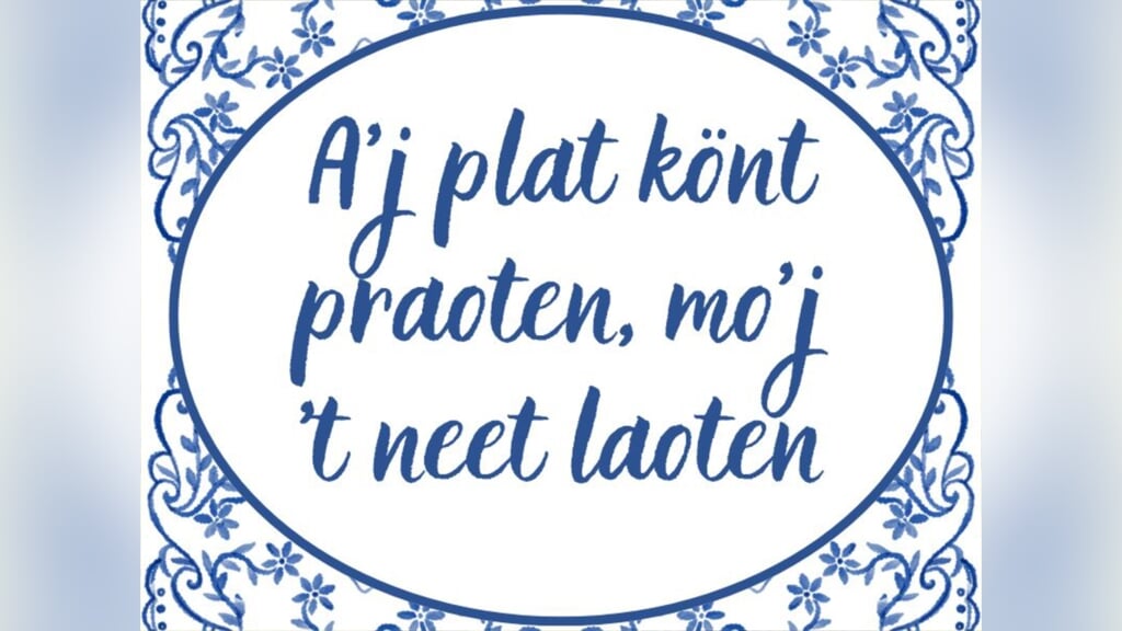 Literair Café: Een aovond in ’t plat