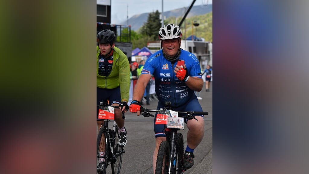 Bauke was enthousiast over de Alpe d'Huzes (Foto: aangeleverd)