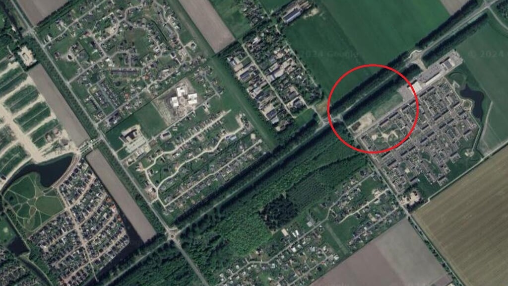De plek waar de McDonalds moet komen. (Foto: Google Maps)
