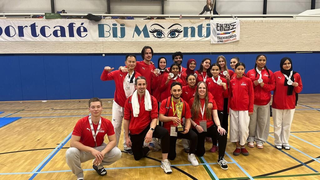 Een knappe derde plaats voor Taekwondo Almere. (Foto: aangeleverd)