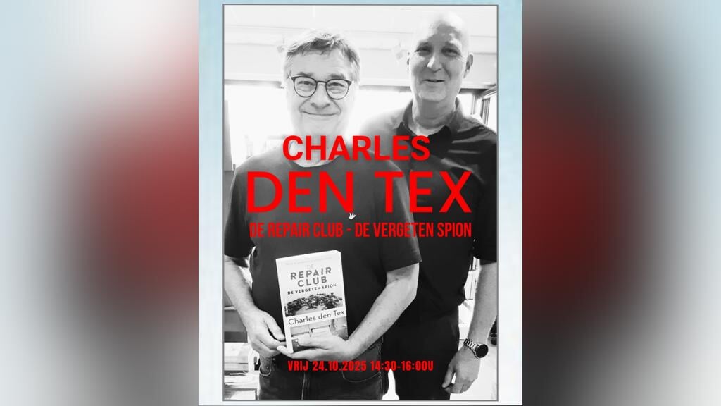 Charles Den Tex signeert bij ReadShop Zelhem