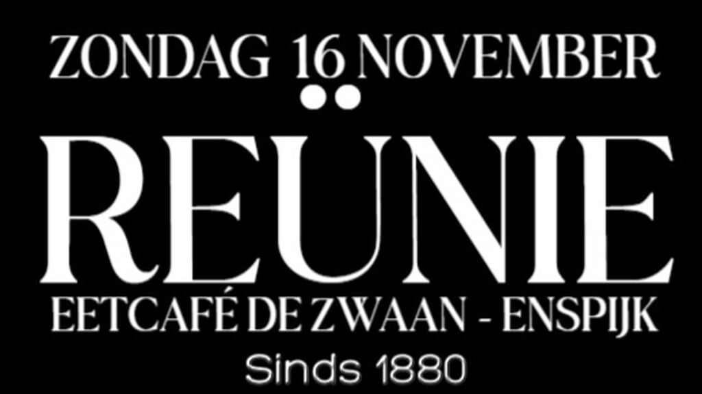 Reünie bij De Zwaan