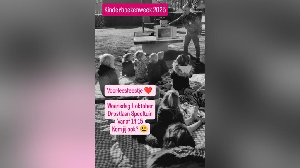 Voorleesfeestje Drostlaan Speeltuin Asperen