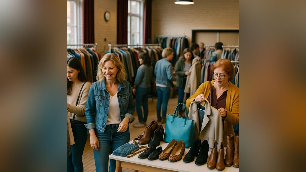 Kledingbeurs Dorpshuis De Oude School in Zoelen