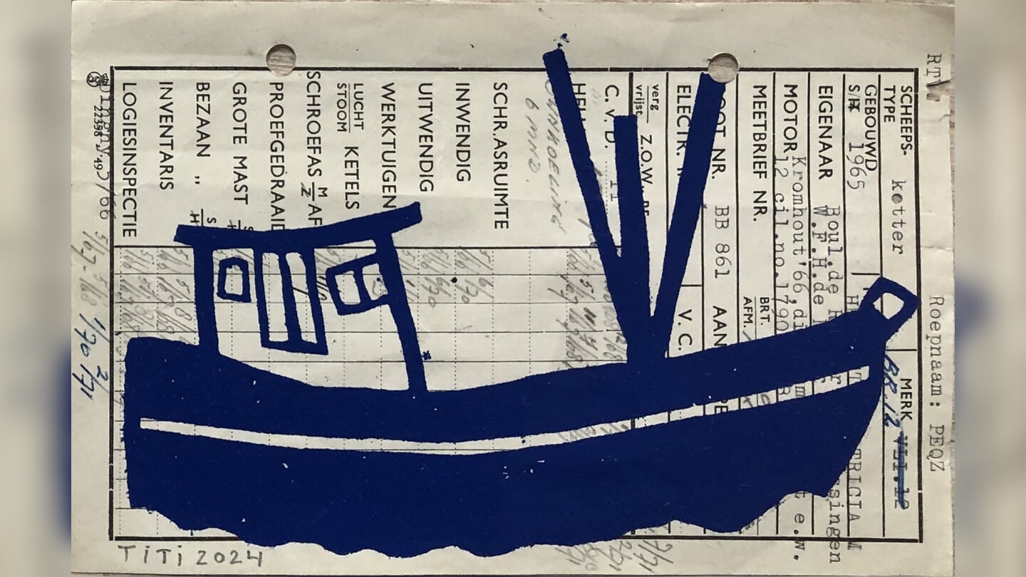 Een van de werken van Titi Zaadnoordijk.