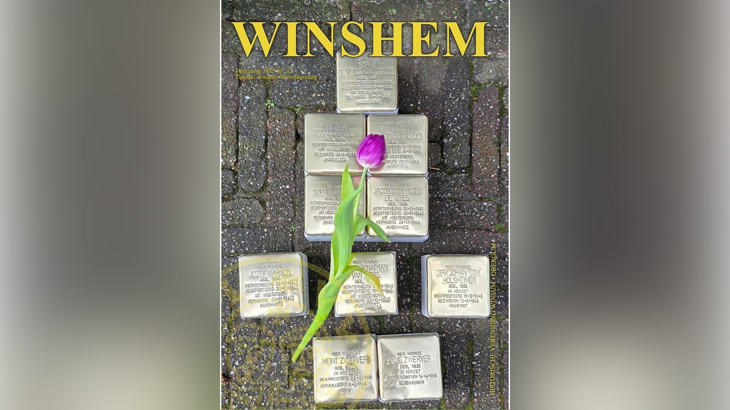 De voorkant van het blad van de Historische Vereniging Winsum-Obergum.