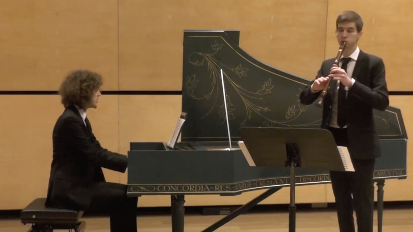 Emile ter Schegget en Tim Veldman in actie.