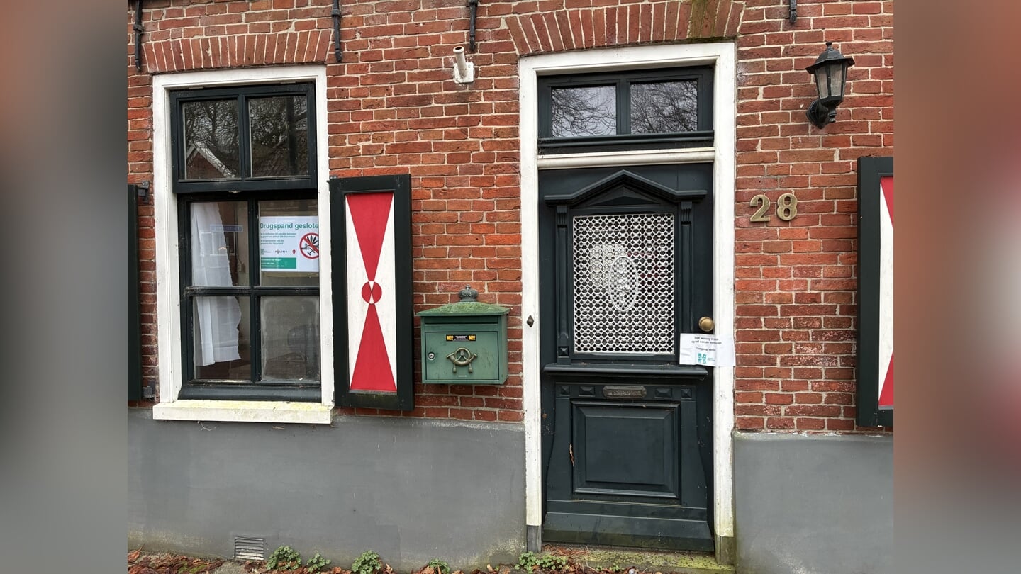 De woning in Warffum.