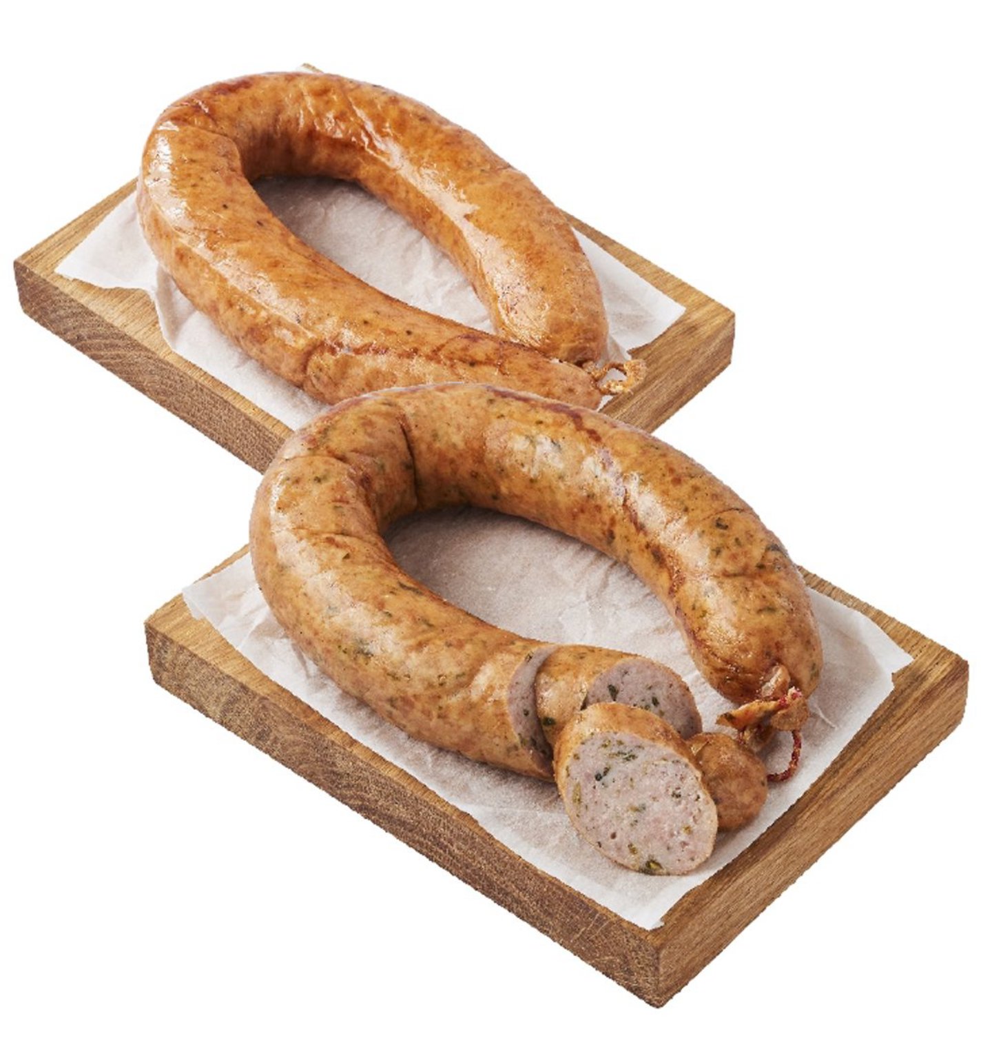 Tijdens het stamppotbuffet mag rookworst niet ontbreken.