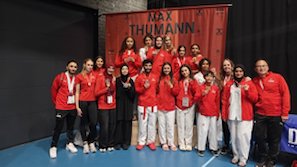 Taekwondo Almere werd uitgeroepen tot het Beste Team van de Dag bij het Max Thumann Cup.(Foto: aangeleverd)