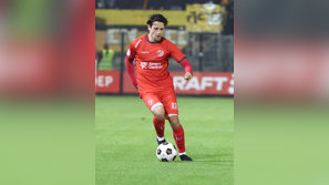 Jochem Ritmeester van de Kamp tikte de 0-2 binnen. (Archieffoto: Fred Rotgans)