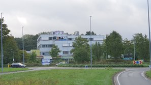 Het voormalige NCCW-gebouw (Archieffoto: Almere DEZE WEEK)