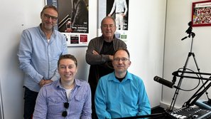 Marcel Beijer, Robert Mienstra, David de Vreede, Alexander Sprong (Foto: Almere DEZE WEEK)