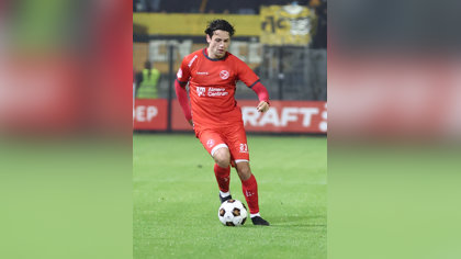 Jochem Ritmeester van de Kamp tikte de 0-2 binnen. (Archieffoto: Fred Rotgans)