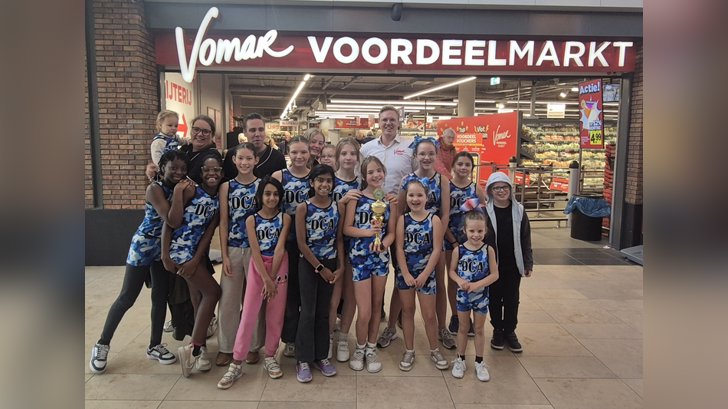 Dynamite Cheeracademy Amstelveen (DCA) regiokampioen bij actie ‘Spek de Clubkas’ van Vomar