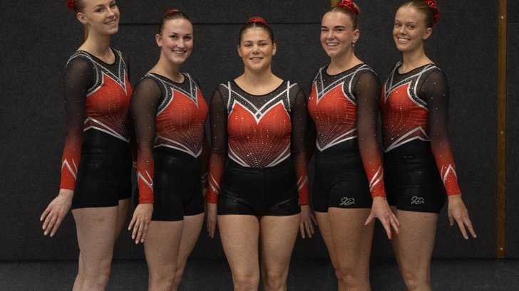 turnsters van GVN gaan naar NK Springen. Eigen foto GVN.