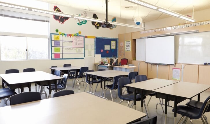 Klassenvergroting moet lege lokalen tegengaan. (Foto: AdobeStock)