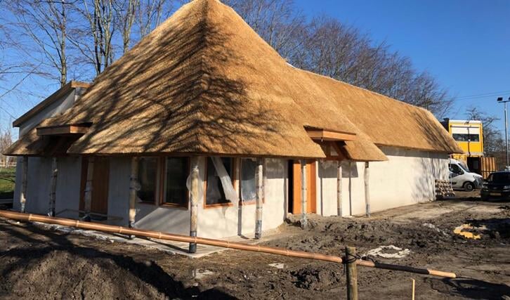 De Japanse inzending in aanbouw. (Foto:aangeleverd)