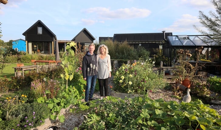 Het stel is veel in de tuin te vinden. 
(Foto: Fred Rotgans)