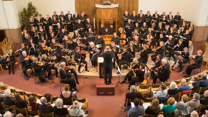 Eerdere uitvoering van de Mattheus Passion in 2017 in Alphen aan den Rijn. (Foto: aangeleverd)