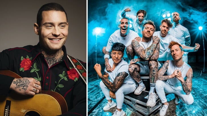 Douwe Bob en The Dirty Daddies staan op 5 mei op de Esplanade. (Foto's: aangeleverd)