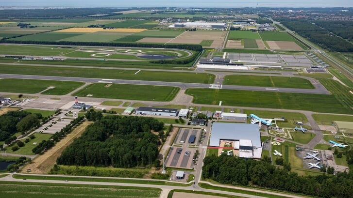 Het vliegveld ligt al helemaal klaar. (Archieffoto: Fotostudio Wierd)