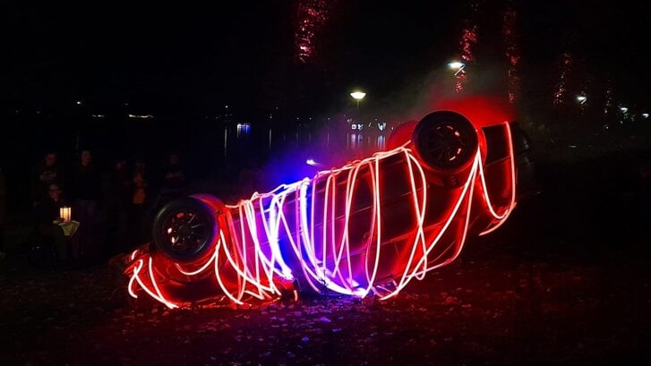 Kunstwerk ‘ABAAMD (As Below, And Above My Dreams)’ van Clinton Kabena. (Foto: Almere DEZE WEEK)