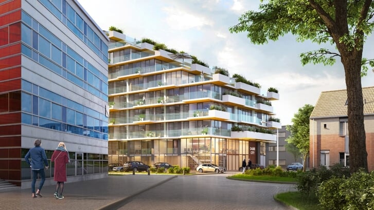 Oasis City komt op de plek van voormalig partycentrum The Lake (Artist impression: aangeleverd)