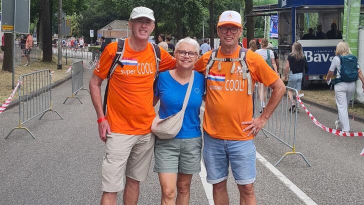 Pieter, Patricia en Anton liepen de 4-daagse voor Super COOL!. (Foto: aangeleverd)