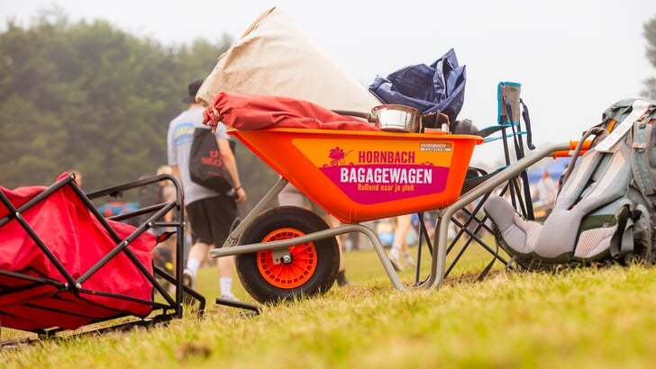 De bagagewagens van Hornbach krijgen na Lowlands een tweede leven bij Stichting AAP