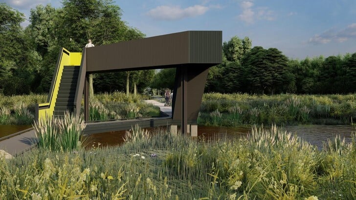 Impressie van de nieuwe uitkijkburg. (Foto: aangeleverd)