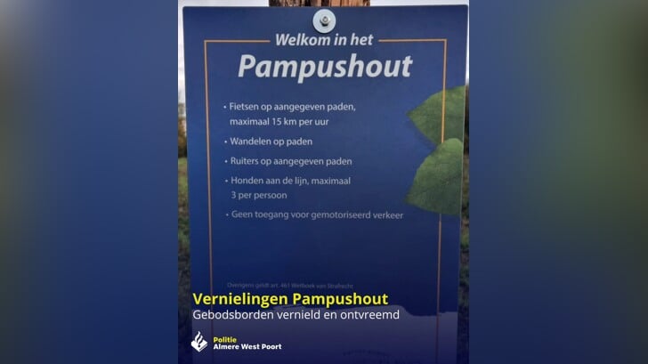 (Foto: Facebook.com/politiealmerewestpoort)