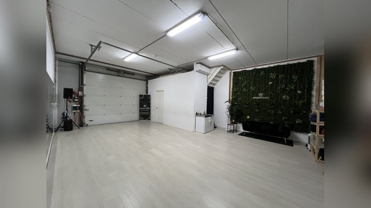 De benedenverdieping van het pand, momenteel in gebruik als dansstudio (Foto: aangeleverd)