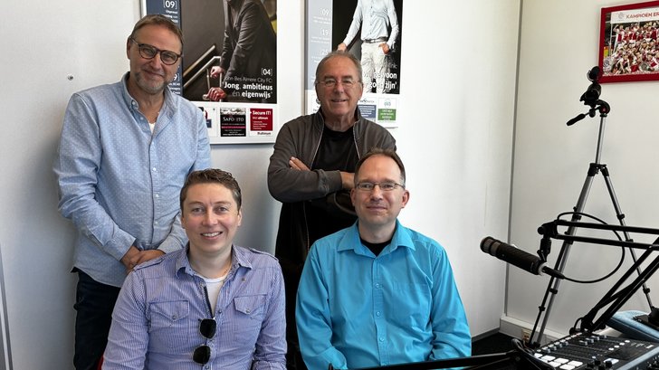 Marcel Beijer, Robert Mienstra, David de Vreede, Alexander Sprong (Foto: Almere DEZE WEEK)