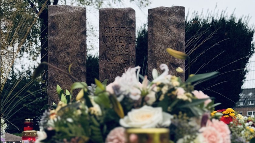 Jaarlijkse herdenking Nederlandse dwangarbeiders in Rees