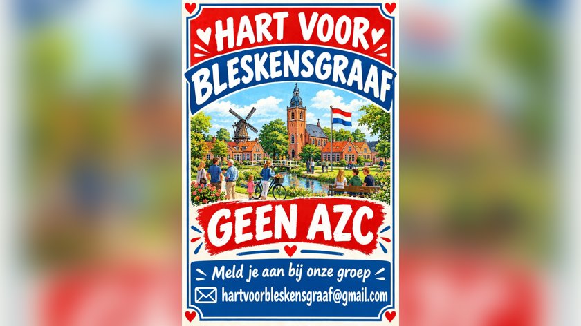Nieuwe actiegroep wil komst azc in Bleskensgraaf tegenhouden: ‘Bedreiging voor de samenleving’