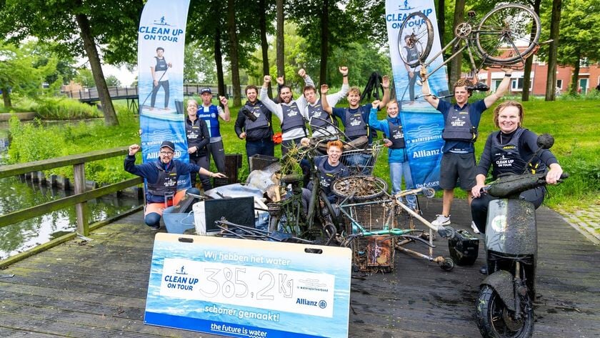 Olympisch zeilkampioen opent seizoen Clean Up on Tour in Weesp