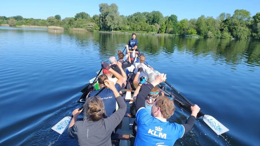 Open dag watersport op de Gaasperplas: Drakenboten, suppen en meer