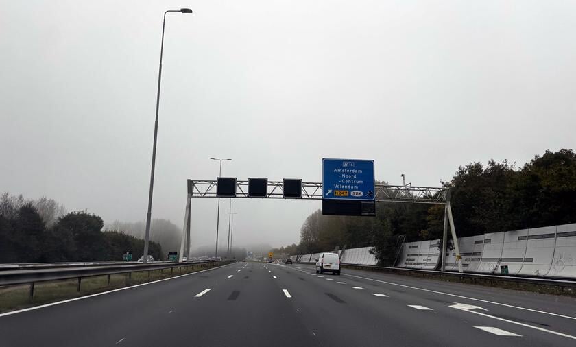 A10 Noord dit weekend dicht voor afronding geluidschermen