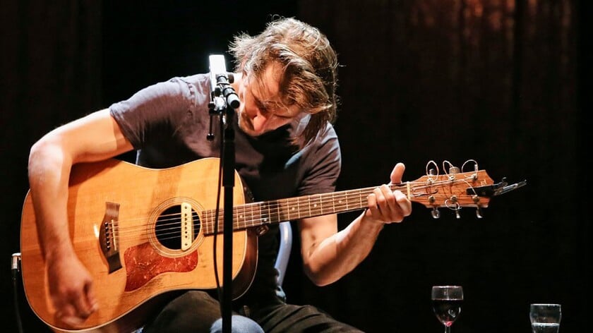 Toptalent Dries Bongaerts (B) en Dylan van Meurs bij Lazy Sonnie Afternoon