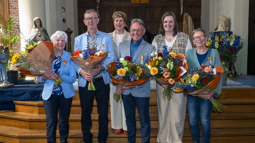 Vijf lintjes in de gemeente Midden-Delfland